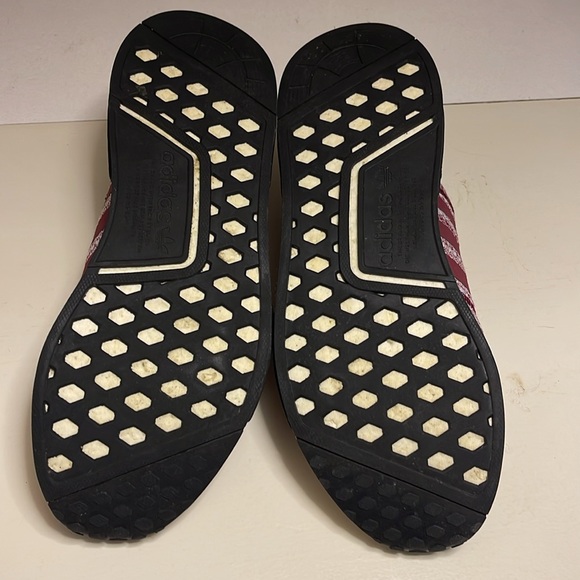 Size 12 Adidas NMD Burgundy - Picture 5 of 5